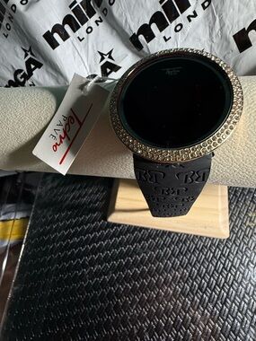 New Techno Pave Watch Price correction.  Gorgeous W/Rhinestones
